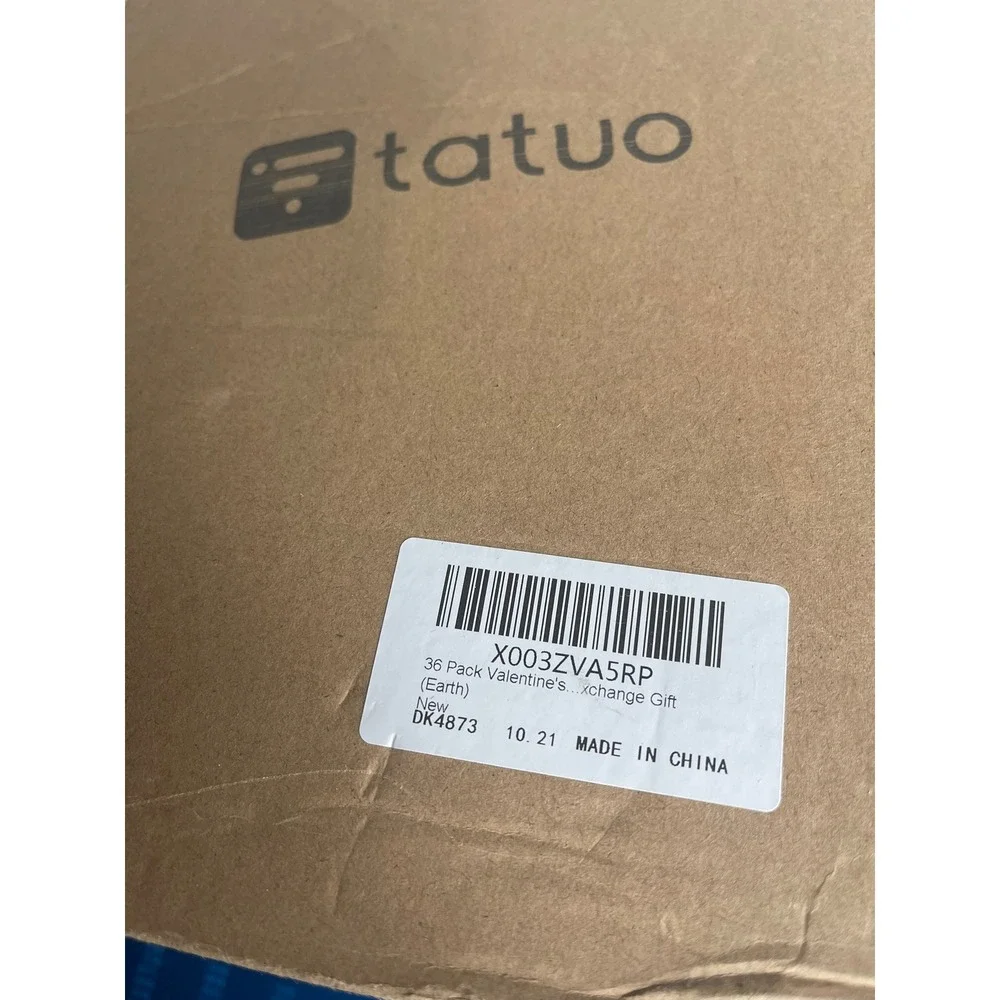 Tatuo 36‎ Pack Valentines Day Earth Globe Foam Stress Ball with Space Cards Gift
